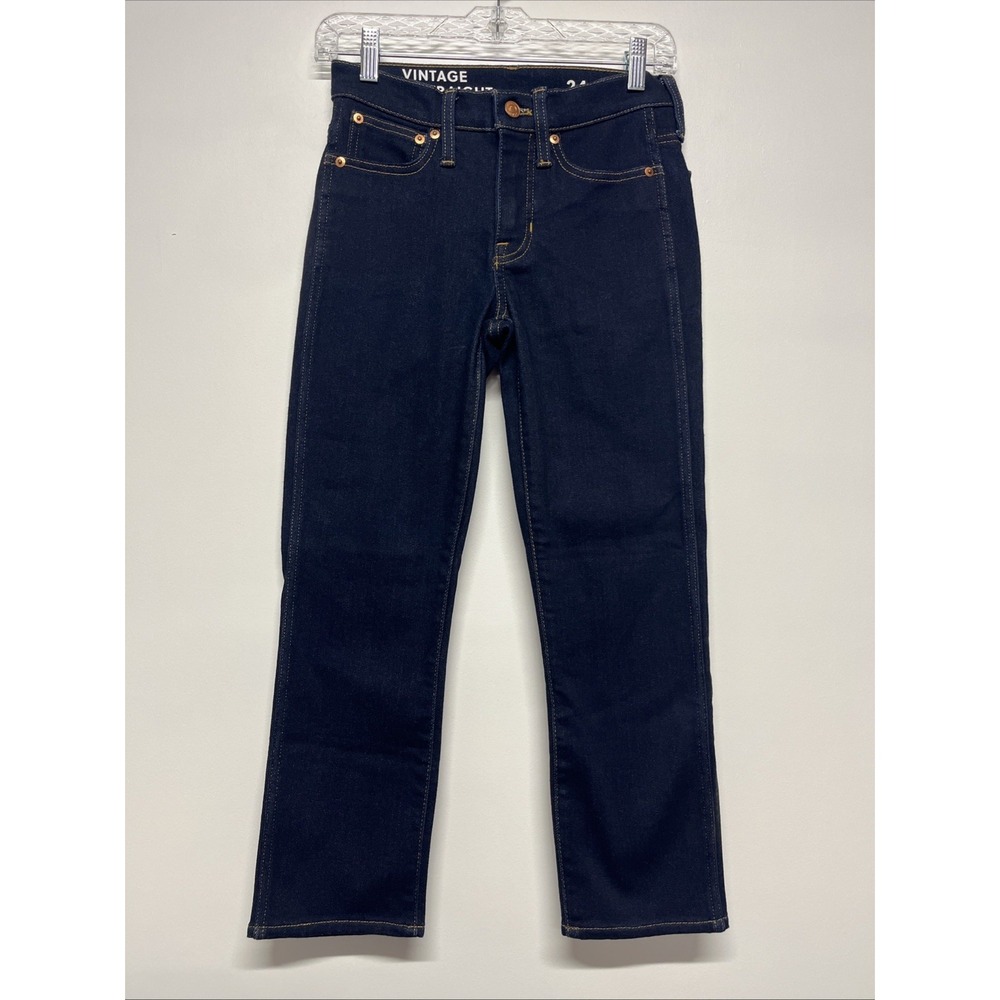 Jeans Women's Size 24 Vintage Slim Straight 9" Blue